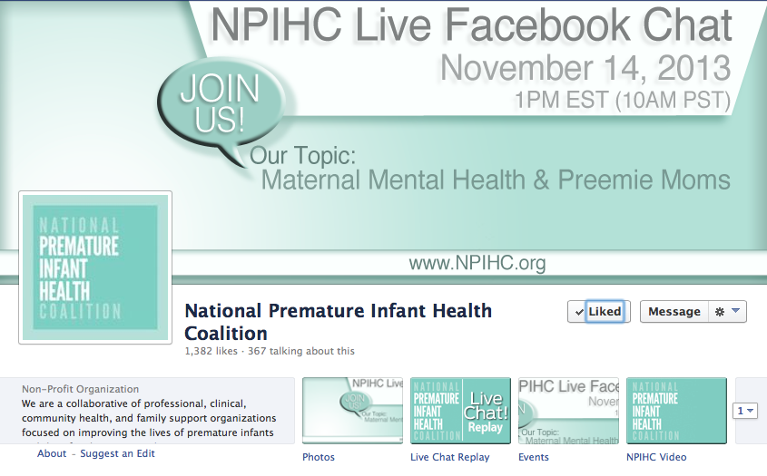 NPIHC Live Facebook Chat